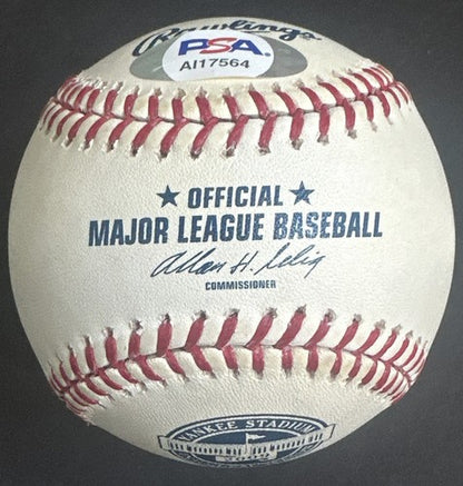 Mariano Rivera Signed 2009 Inaugural Logo Baseball To Jack Best Wishes Auto Psa