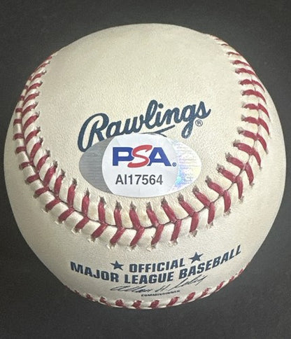 Mariano Rivera Signed 2009 Inaugural Logo Baseball To Jack Best Wishes Auto Psa