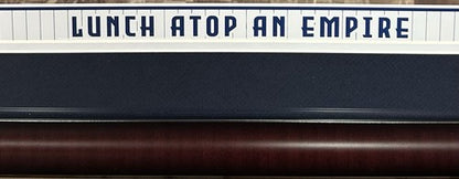 Yankees Lunch Atop Empire 24x8 Framed Litho Photo Jeter Mickey Mantle Babe Ruth