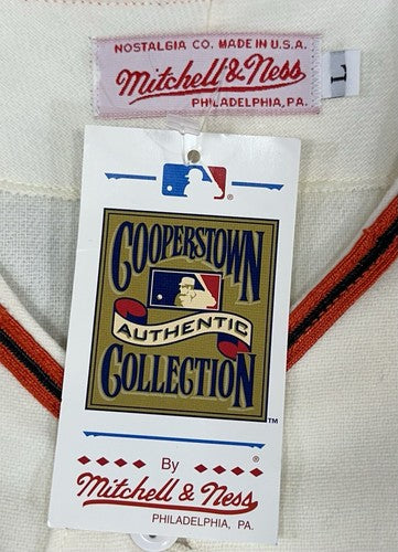 Bobby Thomson Ralph Branca Signed Mitchell & Ness 1951 WS Jersey Auto Steiner