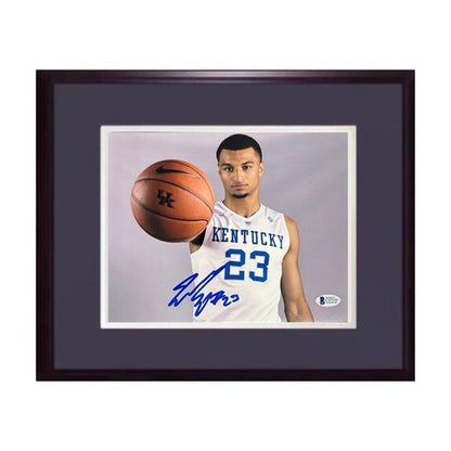 Jamal Murray Signed 8x10 Framed Photo Kentucky Rookie Auto Mint Nuggets BAS COA