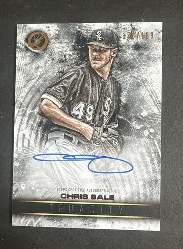 Chris Sale 2016 Topps Legacies Mint On Card Auto Signed /199 White Sox Braves