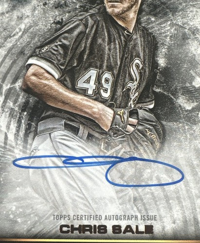 Chris Sale 2016 Topps Legacies Mint On Card Auto Signed /199 White Sox Braves