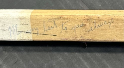 Denis Potvin Signed Game Used TPM 2020 Titan Ultraglass Stick Auto Islanders COA