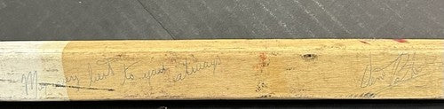 Denis Potvin Signed Game Used TPM 2020 Titan Ultraglass Stick Auto Islanders COA