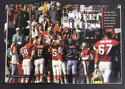 Steve Young Jerry Rice Signed 1994 Super Bowl SI Magazine 49ers Hof Auto Psa Coa