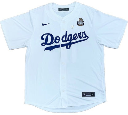 Shohei Ohtani Dodgers Nike 2024 World Series Patch Jersey Kanji MLB Holo NWT XL