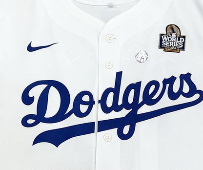 Shohei Ohtani Dodgers Nike 2024 World Series Patch Jersey Kanji MLB Holo NWT XL