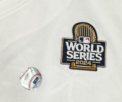 Shohei Ohtani Dodgers Nike 2024 World Series Patch Jersey Kanji MLB Holo NWT XL