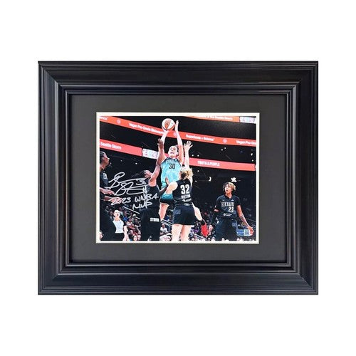 Breanna Stewart Signed 8x10 Framed Photo NY Liberty 2023 WNBA MVP Auto Steiner