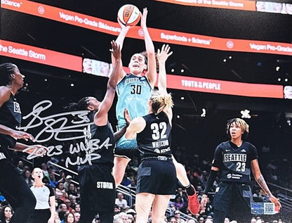 Breanna Stewart Signed 8x10 Framed Photo NY Liberty 2023 WNBA MVP Auto Steiner