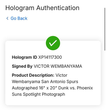Victor Wembanyama Signed 16x20 Framed Spotlight Photo Spurs Rookie Auto Fanatics