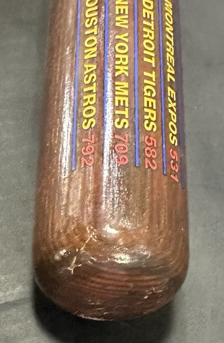 Rusty Staub Signed 500 Hits 4 Teams LE Cooperstown Bat Autograph Mets Astros COA