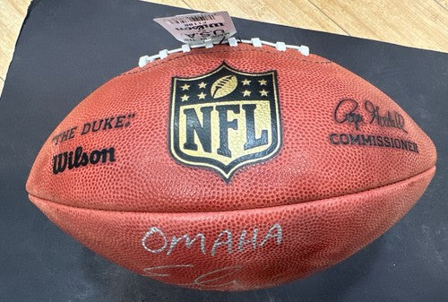 Eli Manning New York Giants Signed  Duke Football Omaha Auto Le/10 Steiner Coa