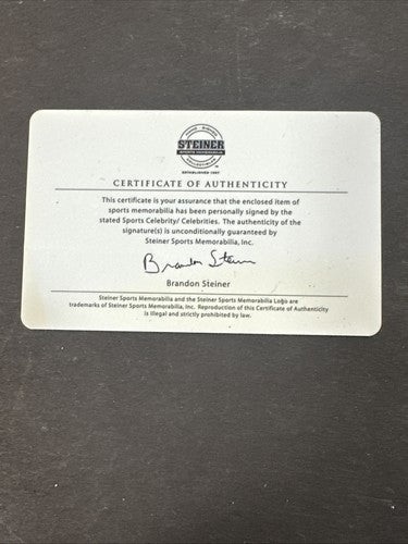 Eli Manning New York Giants Signed  Duke Football Omaha Auto Le/10 Steiner Coa