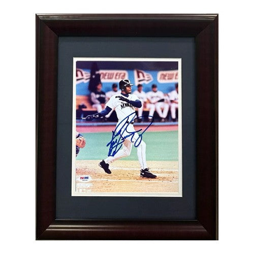 Ken Griffey Jr Signed 8x10 Framed 1999 Photo Mariners Mint Autograph PSA COA HOF