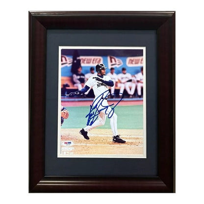 Ken Griffey Jr Signed 8x10 Framed 1999 Photo Mariners Mint Autograph PSA COA HOF
