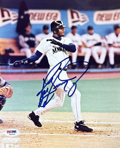 Ken Griffey Jr Signed 8x10 Framed 1999 Photo Mariners Mint Autograph PSA COA HOF