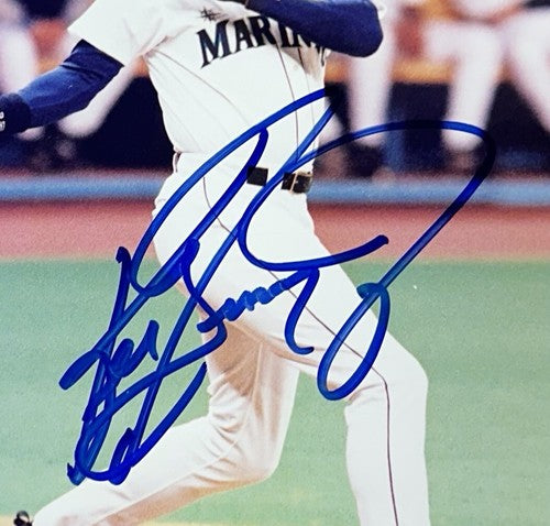 Ken Griffey Jr Signed 8x10 Framed 1999 Photo Mariners Mint Autograph PSA COA HOF