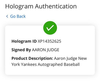 Aaron Judge Signed Official MLB Baseball Autograph Yankees MVP Fanatics MLB COA