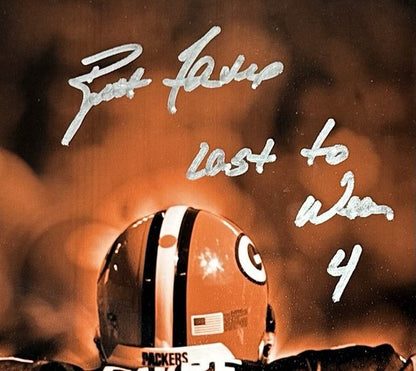 Brett Favre Signed 8x10 Framed Photo Packers Last to Wear 4 LE Auto Radtke COA