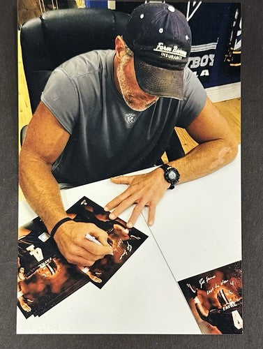 Brett Favre Signed 8x10 Framed Photo Packers Last to Wear 4 LE Auto Radtke COA