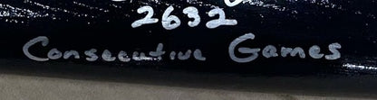 Cal Ripken Jr Signed Rawlings Pro Model Bat 2632 Games Auto Orioles Steiner COA