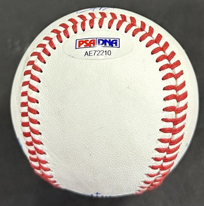 Usain Bolt Signed Rawlings Official League Baseball Jamaica Gold Medal Auto PSA