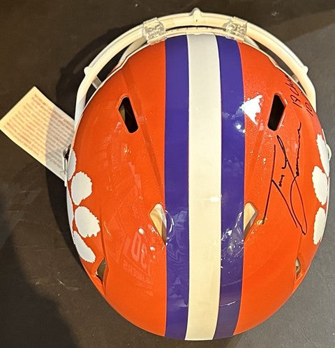 Trevor Lawrence Signed Clemson Authentic Pro FS LE /16 Stat Helmet Auto Fanatics