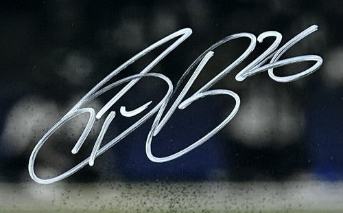Saquon Barkley Signed 16x20 Framed Spotlight Photo Eagles Mint Autograph BAS COA
