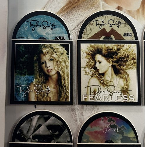 Taylor Swift Signed Light Up 3D Framed Photo Album CD Covers Fearless Auto JSA