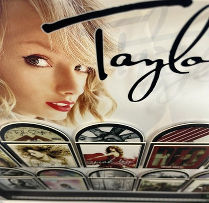 Taylor Swift Signed Light Up 3D Framed Photo Album CD Covers Fearless Auto JSA