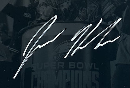 Jason Kelce Signed 16x20 Framed Photo Eagles Super Bowl Speech Autograph PSA COA