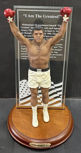 Muhammad Ali The Greatest Sculpture Danbury Mint Figurine Boxing Champion New Le