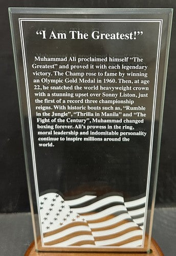 Muhammad Ali The Greatest Sculpture Danbury Mint Figurine Boxing Champion New Le