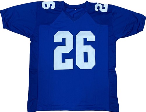 Saquon Barkley Signed NY Giants Jersey Rookie Autograph JSA COA Signature Debut