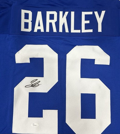 Saquon Barkley Signed NY Giants Jersey Rookie Autograph JSA COA Signature Debut