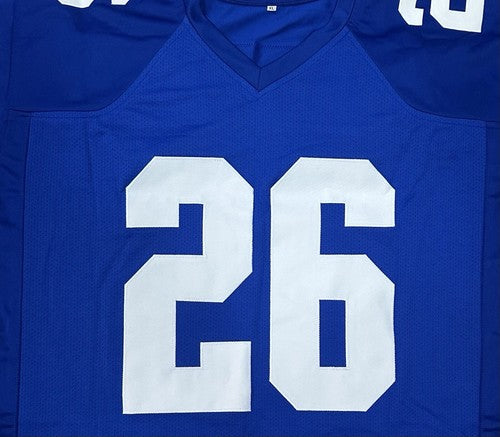 Saquon Barkley Signed NY Giants Jersey Rookie Autograph JSA COA Signature Debut