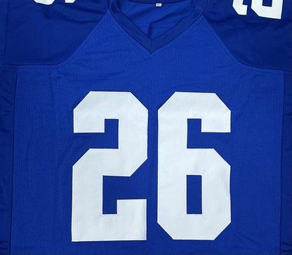 Saquon Barkley Signed NY Giants Jersey Rookie Autograph JSA COA Signature Debut