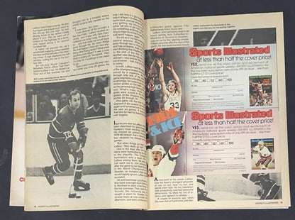 Mike Bossy Signed Hockey Full Magazine 1982 PSA 10 Gem Mint Auto Islanders LOA