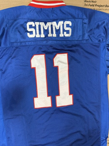Phil Simms Ny Giants 1986 M & Ness Authentic 1986 Jersey W/ Patch Sz 54 Sb MVP