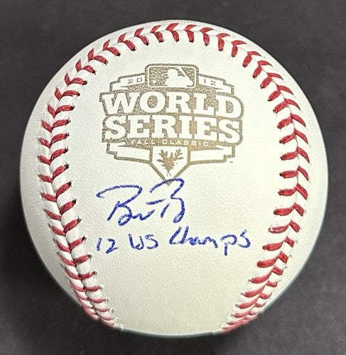 Buster Posey Signed Official 2012 World Series Baseball Giants WS Auto MLB COA