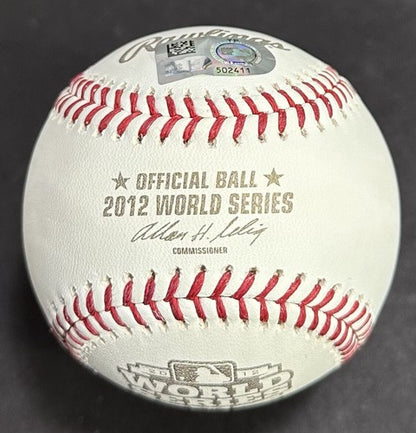 Buster Posey Signed Official 2012 World Series Baseball Giants WS Auto MLB COA