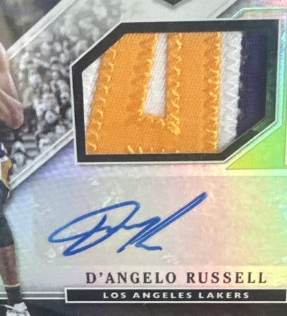 D'ANGELO RUSSELL 2015 Limited Gold Spotlight ROOKIE PATCH Auto RPA /10 Bgs 9.5