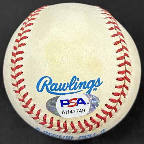 Gene Woodling Signed Official AL Baseball New York Yankees Mint Auto PSA COA