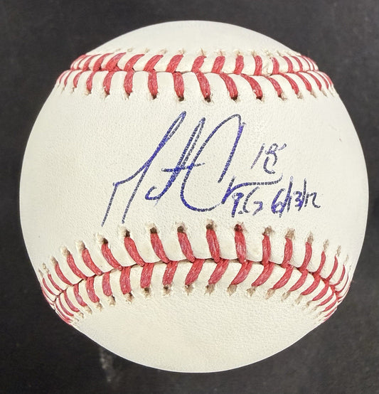 Matt Cain SIGNED Official Baseball Pg 6/13/12 Auto Perfect Game Giants MLB Holo