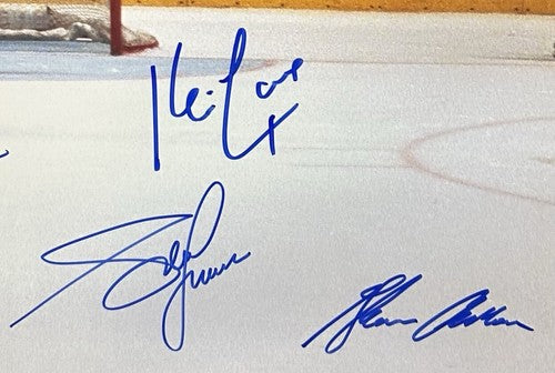 1994 Rangers Signed 24x36 Framed Photo SC Champs 0 Seconds Messier Auto Steiner