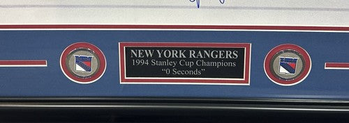 1994 Rangers Signed 24x36 Framed Photo SC Champs 0 Seconds Messier Auto Steiner