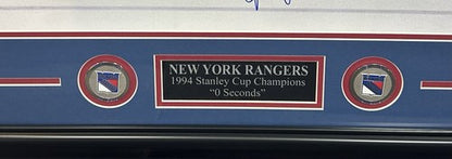 1994 Rangers Signed 24x36 Framed Photo SC Champs 0 Seconds Messier Auto Steiner