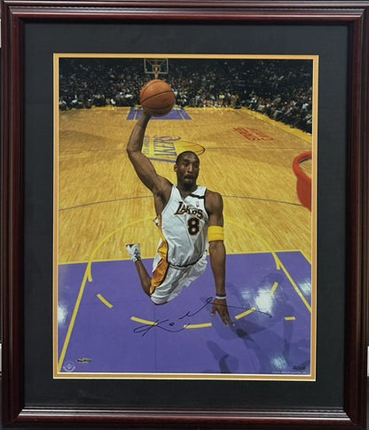Kobe Bryant Signed Framed 2003 Behind the Glass Photo Lakers LE Auto UDA COA HOF